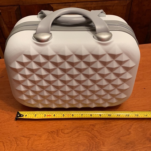 13” Fashion Portable Mini Hardshell Suitcase (White) - Picture 3 of 6